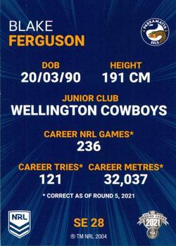2021 NRL Rivalry #28 Blake Ferguson Back